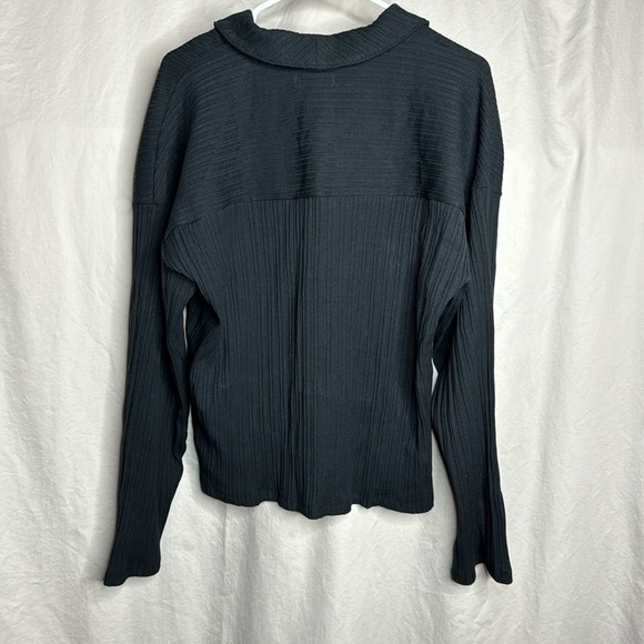 Madewell Variegated Rib Boxy Polo Shirt - Picture 10 of 11